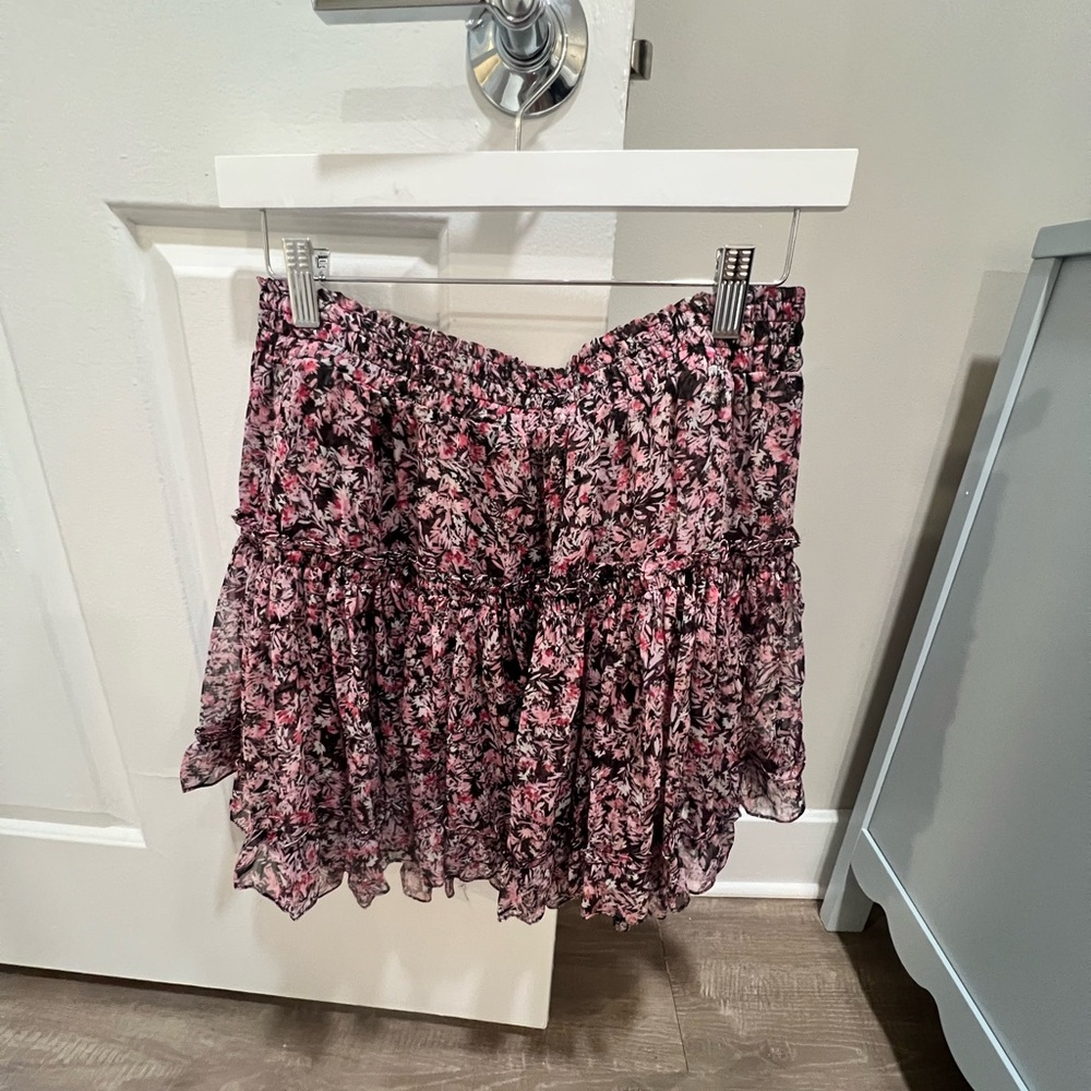 MISA Los Angeles Marion Skirt in Cetara Floral Size L